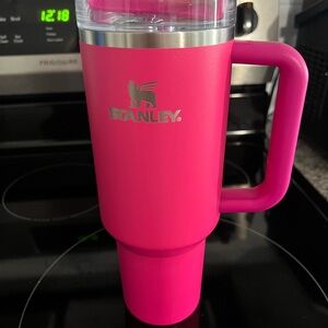 Stanley Hot Pink Travel Mug with Handle
